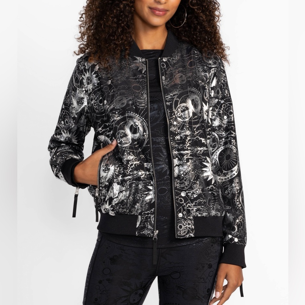 Johnny Was‎ Bee Active Drop Shoulder Bomber Jacket